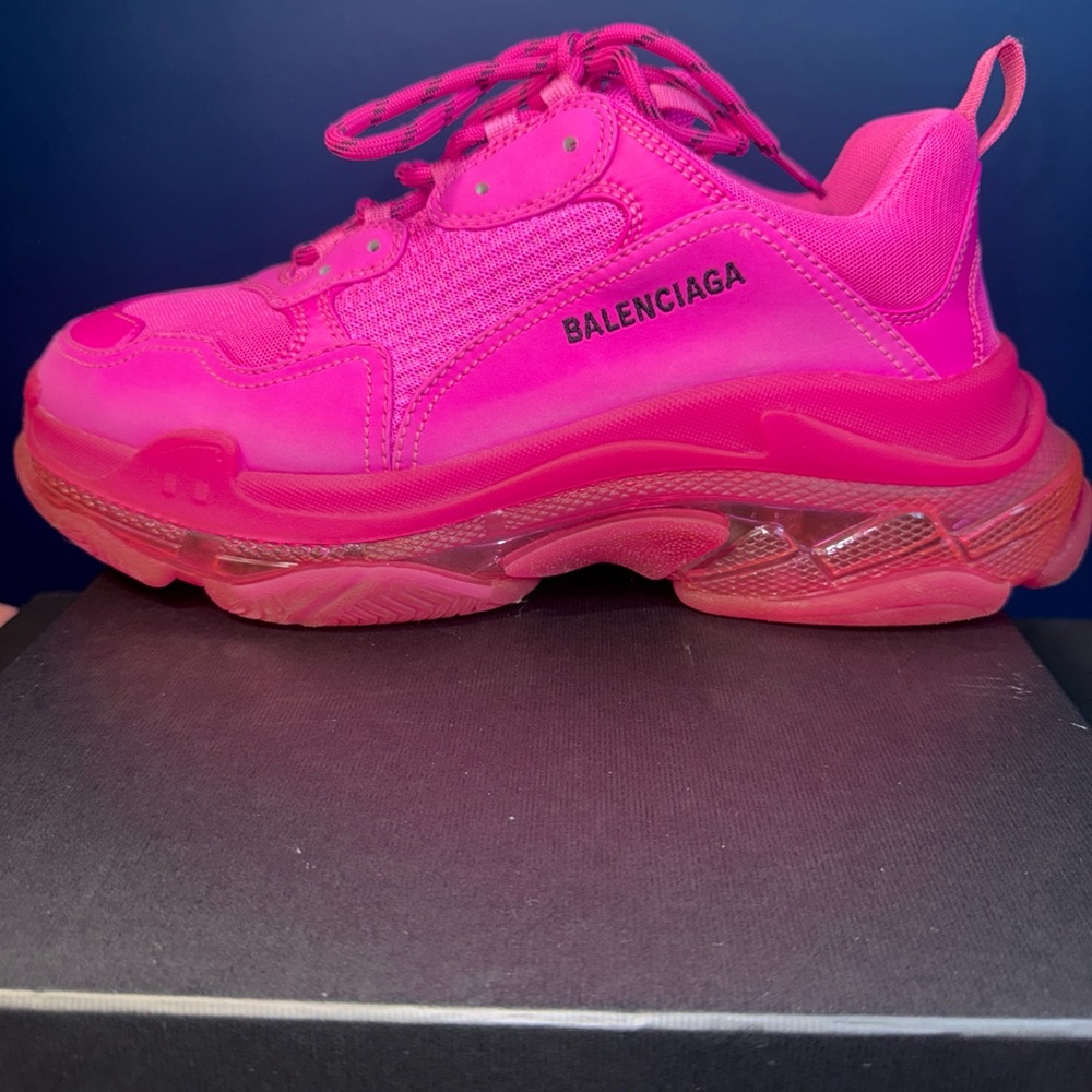 Balenciaga Triple S Pink Sneakers Men’s - Picture 7 of 14